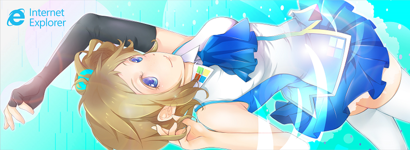 Illustration for article titled Here's the official Internet Explorer Animé you've always wanted